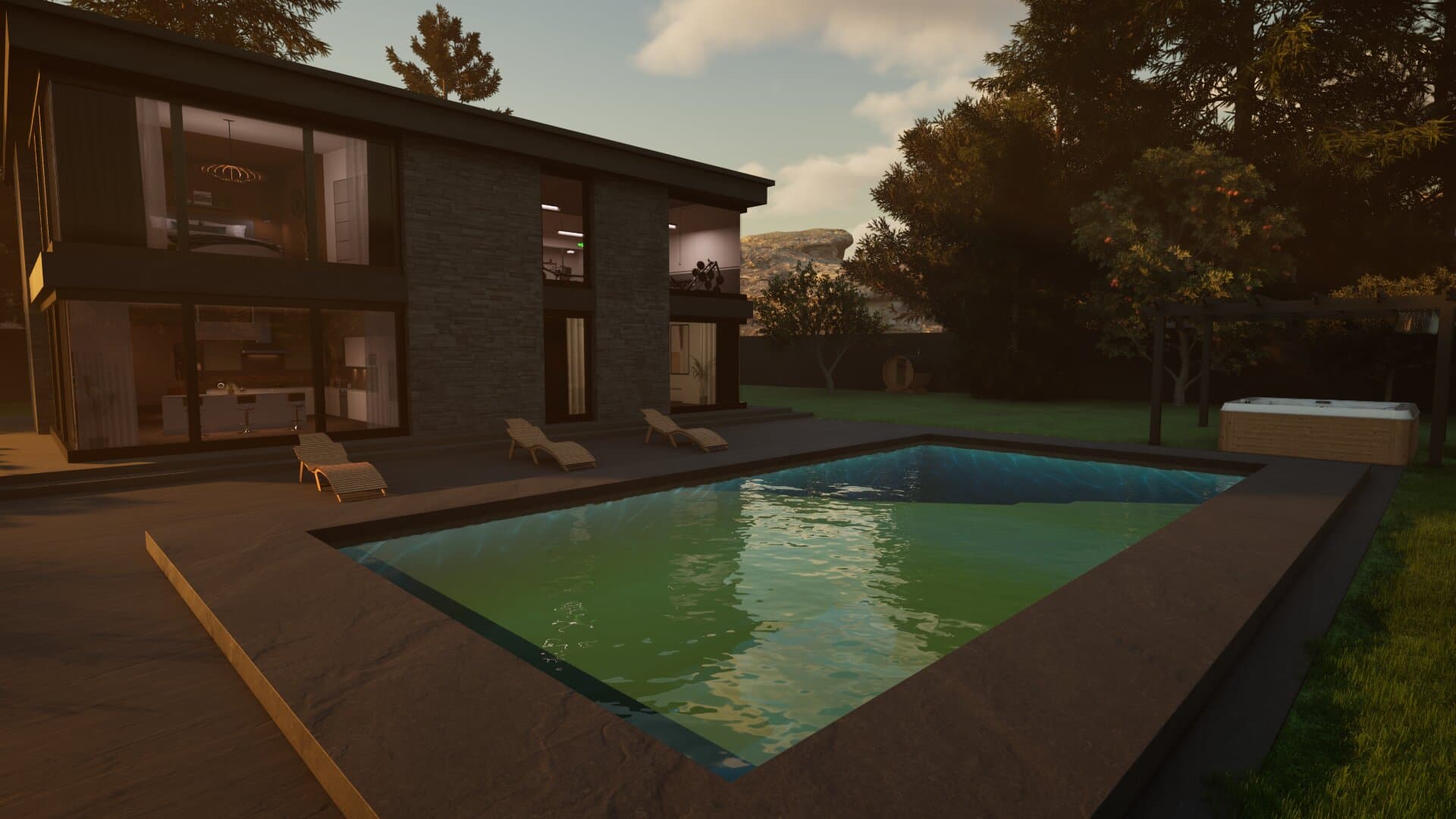 Concept of a luxury home still 1